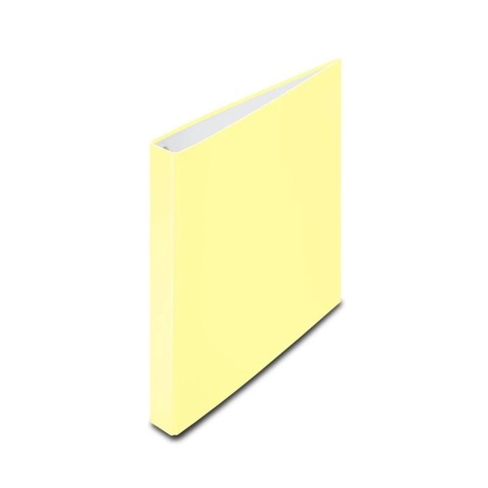 Hama Carpeta de 4 Anillas Lomo de 39mm - Tapa Plastificada - 29x32.5cm - Color Amarillo