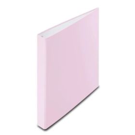 Hama Carpeta de 4 Anillas Lomo de 39mm - Tapa Plastificada - 29x32.5cm - Color Rosa