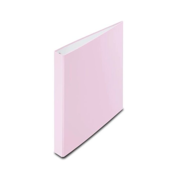 Hama Carpeta de 4 Anillas Lomo de 39mm - Tapa Plastificada - 29x32.5cm - Color Rosa