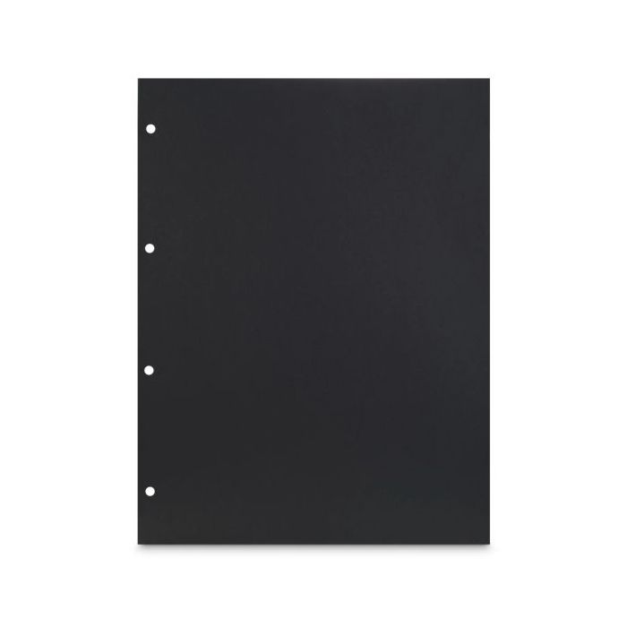 Hama Pack de 25 Cartulinas para Fotos - Perforado - 233x310mm - Color Negro