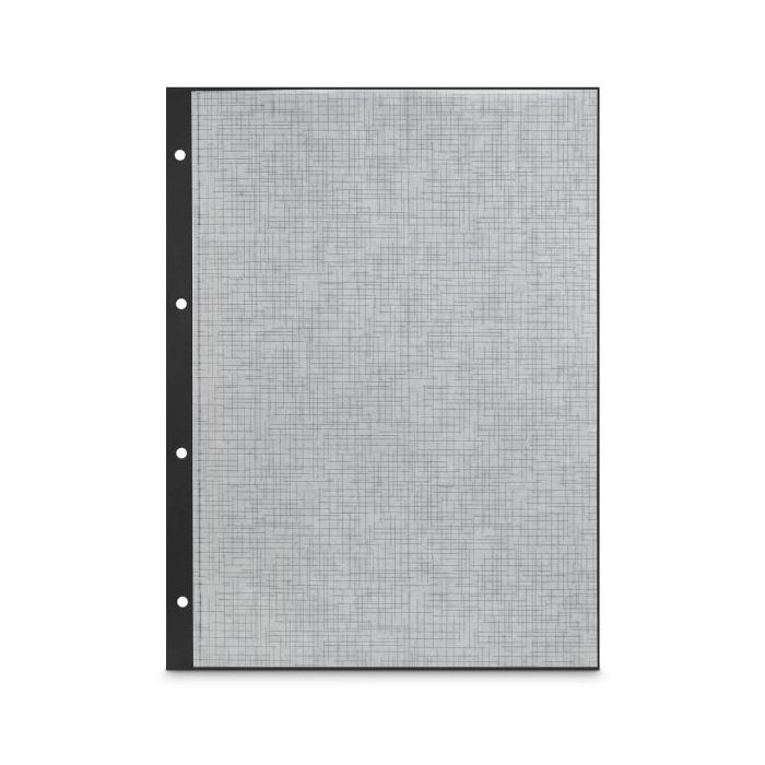 Hama Pack de 25 Cartulinas para Fotos - Perforado - Papel Intercalado - 233x310mm - Color Negro