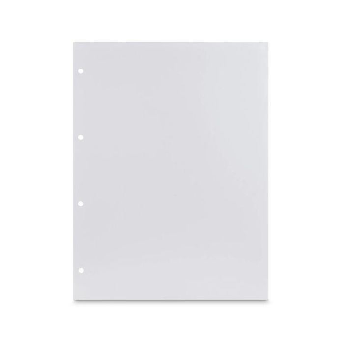 Hama Pack de 25 Cartulinas para Fotos - Perforado - 233x310mm - Color Blanco