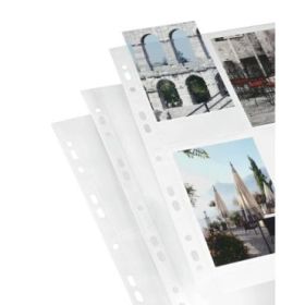 Hama Pack de 10 Fundas para Fotos A4 - Capacidad 8 Fotos 10x15cm - 314x237mm - Color Blanco