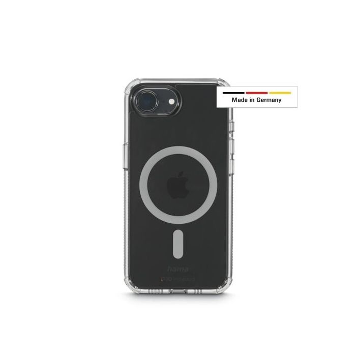 Hama Extreme Protect Funda para iPhone 16E - Magnetico - Antideslizante - Policarbonato - Proteccion D3O - Bordes Elevados - Col