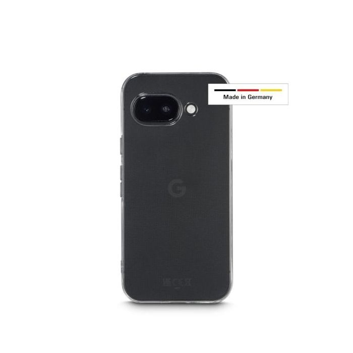 Hama Always Clear Funda Google Pixel 9A - Antideslizante - Poliuretano Termoplastico - Bordes Elevados - Color Transparente