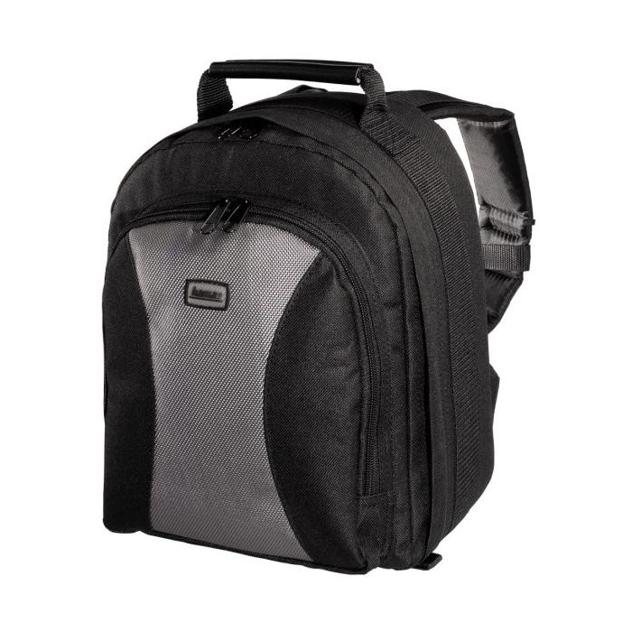 Hama Track Pack II 140 Mochila para Camara - Compartimentos Separados para Objetivos - Asa de Mano - 8x19x23cm - Color Negro