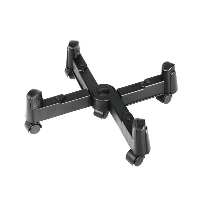 Hama Soporte en X para CPU - Capacidad hasta 25kg - Ruedas - Gomas Antideslizantes - 9.7x40x11.8cm - Color Negro
