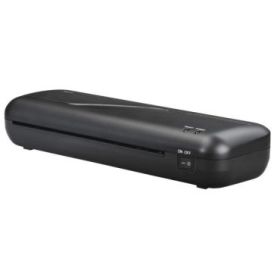 Hama Plastificadora A4 - Laminas hasta 0.6mm - Velocidad Laminacion 230mm/min - Calentamiento en 4 Minutos - Boton de Liberacion