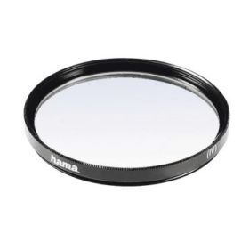 Hama Filtro Ultravioleta de 62mm Recubrimiento Doble - Cristal Optico - Color Negro