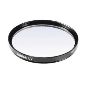 Hama Filtro Ultravioleta de 72mm Recubrimiento Doble - Cristal Optico - Color Negro
