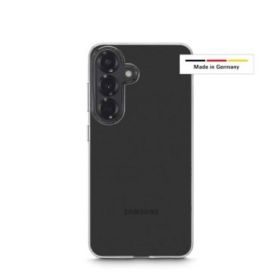 Hama Always Clear Funda para Samsung Galaxy S25 - Antideslizante - Especial Antiamarilleo - Poliuretano Termoplastico - Bordes E