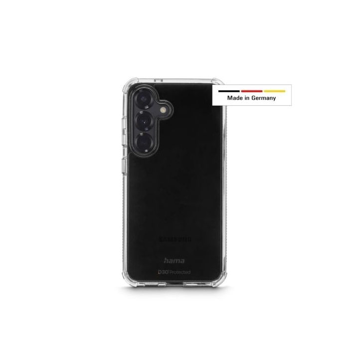 Hama Extreme Protect Funda para Samsung Galaxy S25 - Antideslizante - Policarbonato - Proteccion D3O - Bordes Elevados - Color T