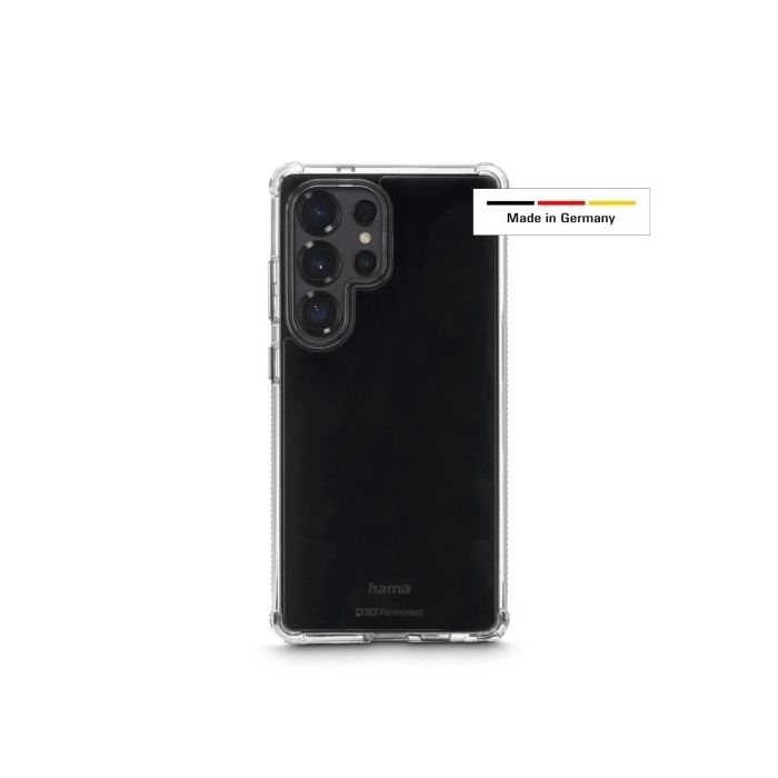 Hama Extreme Protect Funda para Samsung Galaxy S25 Ultra - Antideslizante - Policarbonato - Proteccion D3O - Bordes Elevados - C