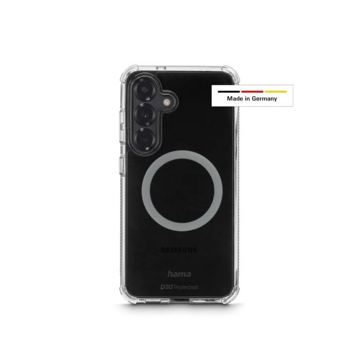 Hama Extreme Protect Funda para Samsung Galaxy S25+ - Magnetico - Antideslizante - Policarbonato - Proteccion D3O - Bordes Eleva