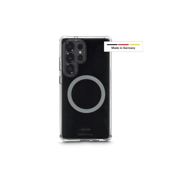 Hama Extreme Protect Funda para Samsung S25 Ultra - Magnetico - Antideslizante - Policarbonato - Proteccion D3O - Bordes Elevado