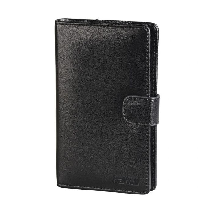 Hama Vegas Estuche para 5 Memorias USB - Universal - Cuero - 8.2x1.6x13.9cm - Color Negro