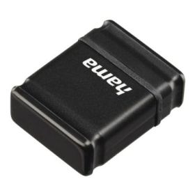 Hama Smartly Memoria Pendrive USB 2.0 con Tapa - 32GB de Capacidad - 10Mb/s de Transferencia - 21x15x6.5mm - Color Negro