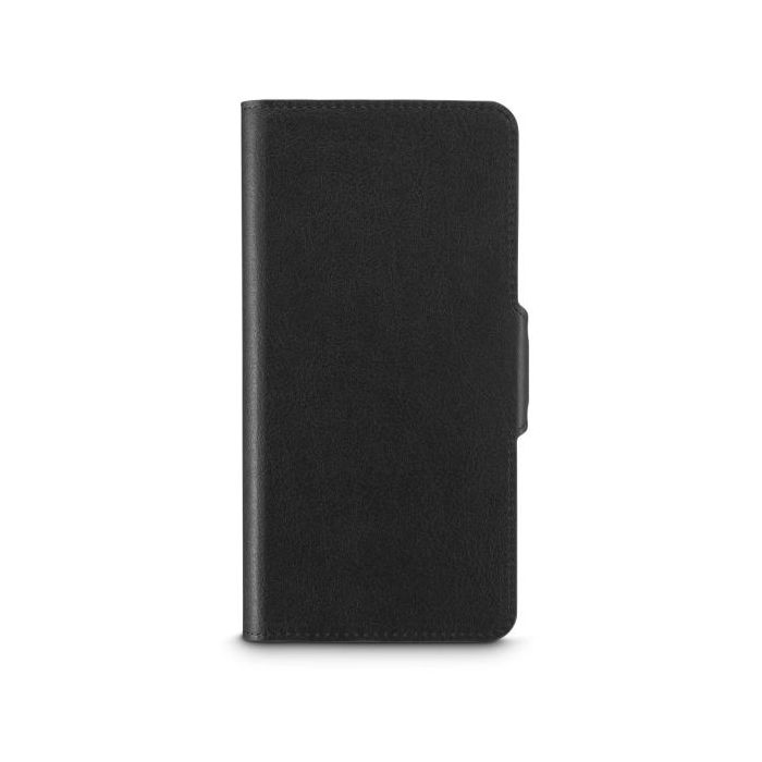 Hama Essential Funda Universal para Smartphone de 6.7  con Tapa - Pantallas de 8x17cm - Cierre Magnetico - Cuero - Color Negro