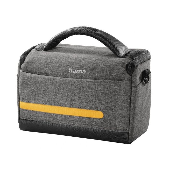 Hama Terra Funda para Camara - Poliester Reciclado - Adaptable a Maleta - Compartimento Separado para Objetivo - Asa de Mano - 2