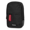 Hama Matera Funda para Camara - Poliester Reciclado - Asa para Cinturon - Correa de Cuello Desmontable - 7.5x4.5x13cm - Color Ne