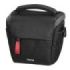 Hama Matera Funda para Camara - Poliester Reciclado - Asa para Cinturon - Compartimentos Separados para Objetivos - Asa de Mano