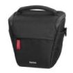 Hama Matera Funda para Camara - Poliester Reciclado - Asa para Cinturon - Asa de Mano - 16x10x16cm - Color Negro