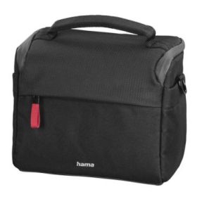 Hama Matera Funda para Camara - Poliester Reciclado - Adaptable a Maleta - Compartimentos Separados para Objetivos - Asa de Mano