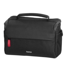 Hama Matera Funda para Camara - Poliester Reciclado - Adaptable a Maleta - Compartimentos Separados para Objetivos - Asa de Mano