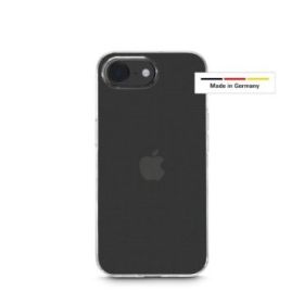 Hama Always Clear Funda para iPhone 16E - Antideslizante - Poliuretano Termoplastico - Bordes Elevados - Color Transparente