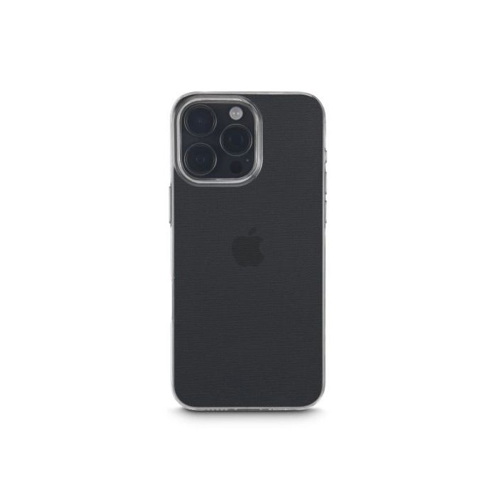 Hama Always Clear Funda para iPhone 16 Pro - Antideslizante - Especial Antiamarilleo - Poliuretano Termoplastico - Bordes Elevad