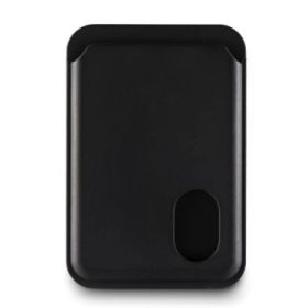 Hama Fantastic Feel Tarjetero MagSafe para iPhone - Deslizamiento Facil - Magnetico - Magnetico - Color Negro