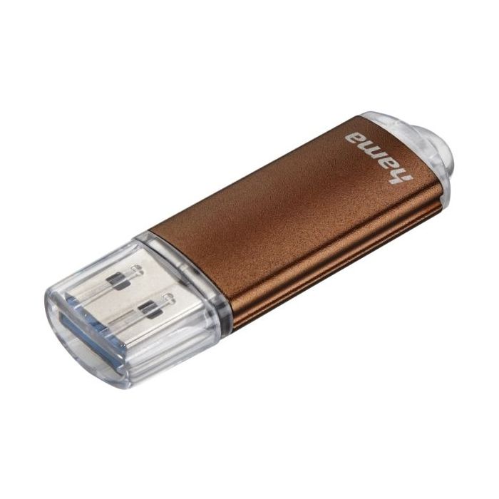 Hama Laeta Memoria Pendrive USB 3.2 con Tapa - 32GB de Capacidad - 70Mb/s de Transferencia - Cuerpo Metalico - 60x18x9mm - Color