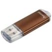 Hama Laeta Memoria Pendrive USB 3.0 con Tapa - 256GB de Capacidad - 90Mb/s de Transferencia - Cuerpo Metalico - Color Marron