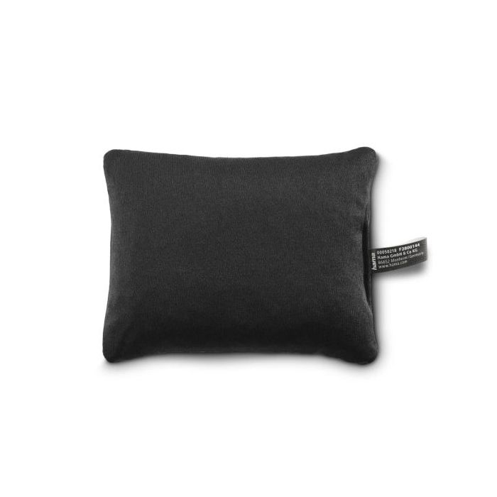 Hama Ergo Cojin Reposamuñecas - Licra - Reduce la Fatiga - 134x9x96mm - Color Negro