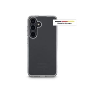 Hama Always Clear Funda para Samsung Galaxy S24 - Antideslizante - Poliuretano Termoplastico - Bordes Elevados - Color Transpare