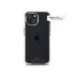 Hama Extreme Protect Funda para iPhone 15 - Antideslizante - Policarbonato - Proteccion D3O - Bordes Elevados - Color Transparen