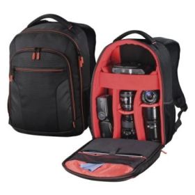 Hama Miami Mochila para Camara - Capacidad 12L - Poliester - Bolsillo para Tablet hasta 10.2  - Compartimentos Separados para Ob