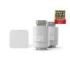 Hama Pack de 2 Termostatos de Radiador Inteligentes con Centralita - Temperatura Regulable - WLAN - Compatible con Asistente de