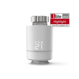 Hama Termostato de Radiador Inteligente - WLAN - Temperatura Regulable - Compatible con Asistente de Voz - Control con App - Col