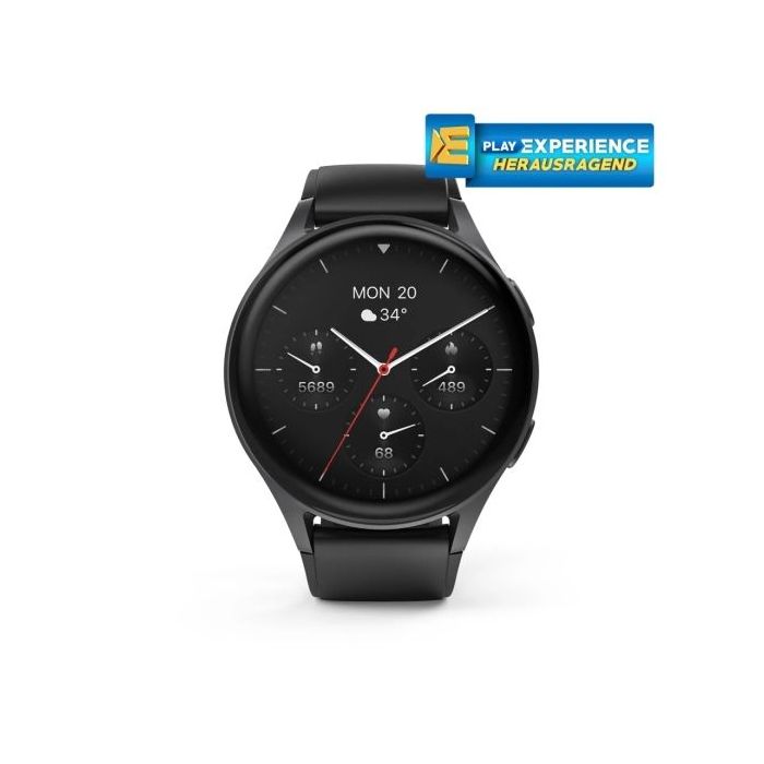 Hama 8900 Reloj Inteligente Smartwatch - Bluetooth 5.3 - Bateria 300mAh - Pantalla AMOLED 1.43  - IP68 - Aluminio - Pulsera de S