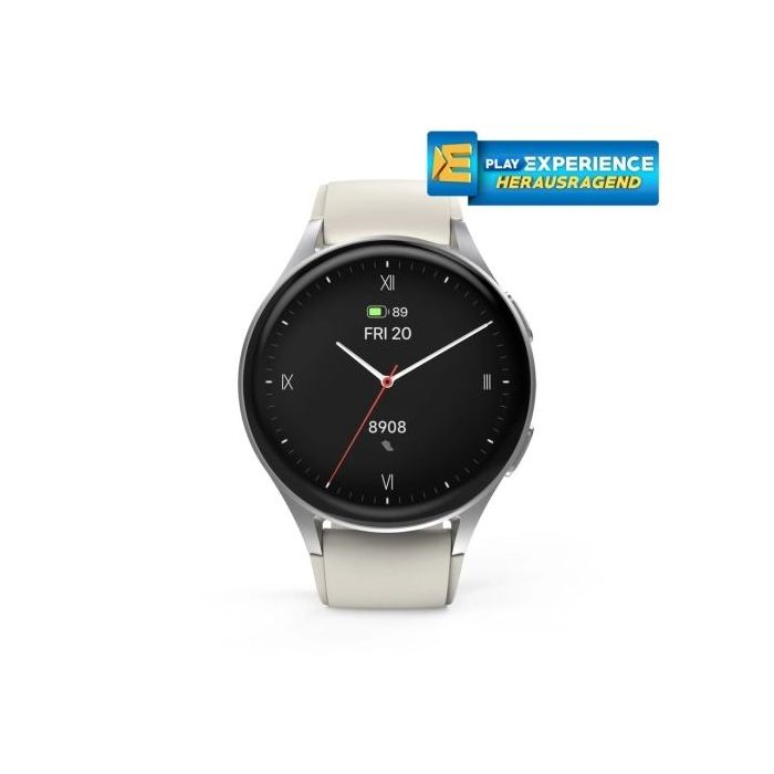 Hama 8900 Reloj Inteligente Smartwatch - Bluetooth 5.3 - Bateria 300mAh - Pantalla AMOLED 1.32  - IP68 - Aluminio - Pulsera de S