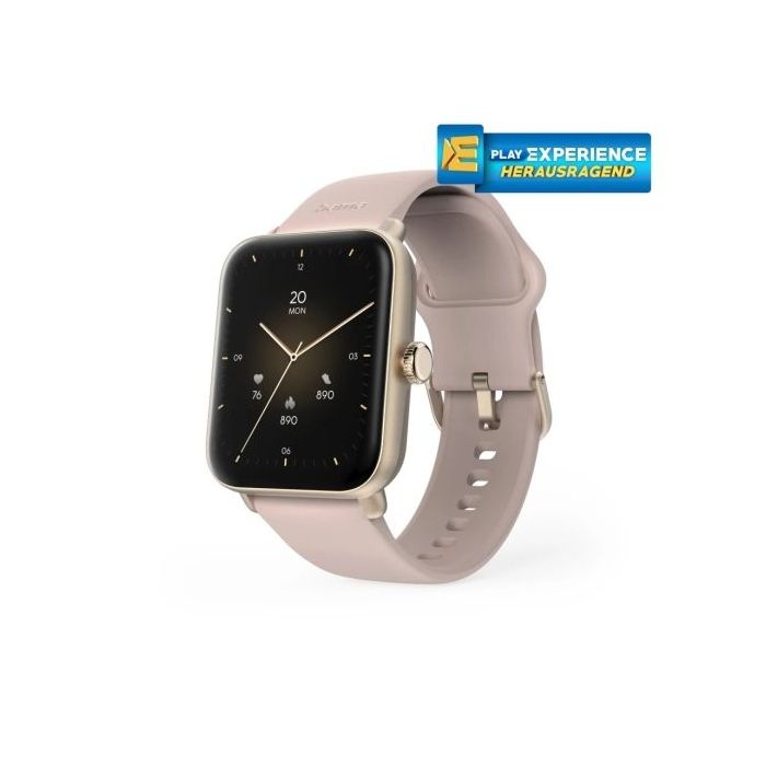 Hama 6010 Reloj Inteligente Smartwatch - Bluetooth 5.3 - Bateria 350mAh - Pantalla TFT 1.65  - IP68 - Soporta hasta 3 Atm - Puls