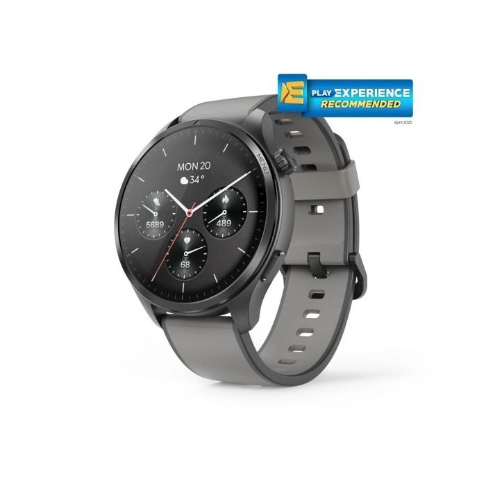 Hama 9000 Reloj Inteligente Smartwatch - Bluetooth 5.3 - Bateria 450mAh - Pantalla AMOLED 1.43  - IP68 - Pulsera de Silicona - G