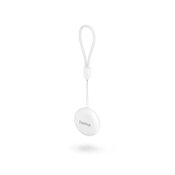Hama Find My Device Localizador Antiperdida para Android - Bluetooth - Autonomia hasta 365 Dias - 3.3x3.3x0.9cm - Color Blanco