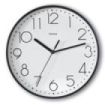 Hama Salina Reloj de Pared Analogico - Silencioso - Funciona con 1 Pila AA - 22x3.5cm - Color Negro