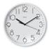 Hama Salina Reloj de Pared Analogico - Silencioso - Funciona con 1 Pila AA - 22x3.5cm - Color Blanco