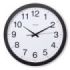 Hama Aruba Reloj de Pared Analogico - Silencioso - Funciona con 1 Pila AA - 40x5cm - Color Negro