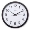 Hama Aruba Reloj de Pared Analogico - Silencioso - Funciona con 1 Pila AA - 40x5cm - Color Negro