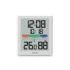 Hama Paros Medidor de Temperatura y Humedad para Interior - Pantalla Digital - Reloj - Precision 1ºC - Indicador de Confort - Pe