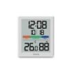 Hama Paros Medidor de Temperatura y Humedad para Interior - Pantalla Digital - Reloj - Precision 1ºC - Indicador de Confort - Pe